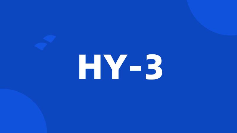 HY-3