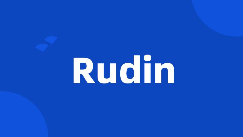 Rudin