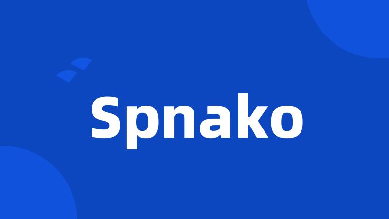 Spnako