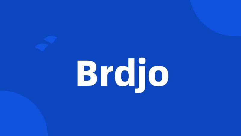 Brdjo