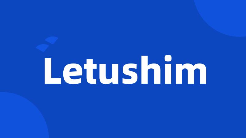 Letushim