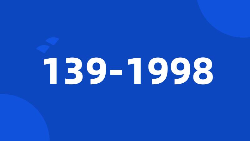 139-1998