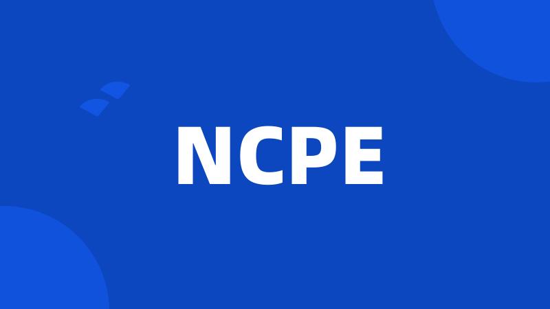 NCPE