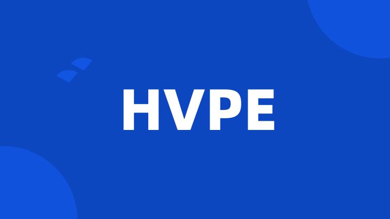 HVPE