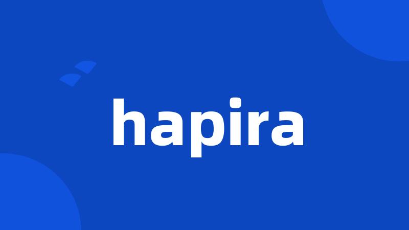 hapira