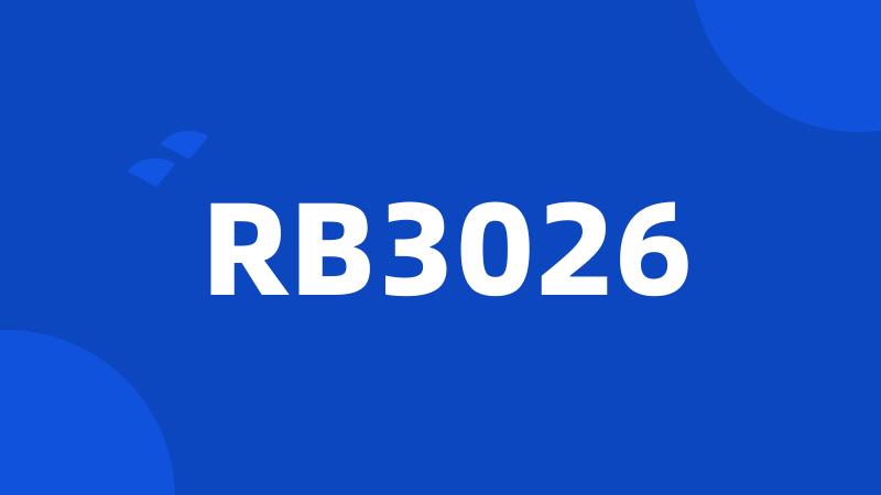 RB3026