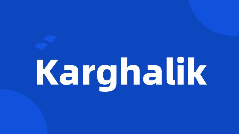 Karghalik