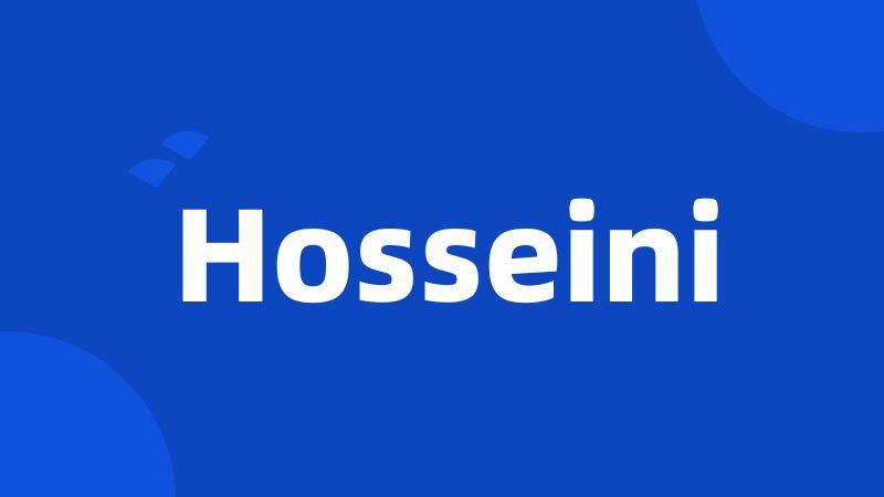 Hosseini