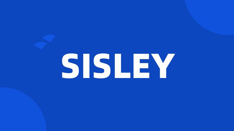 SISLEY