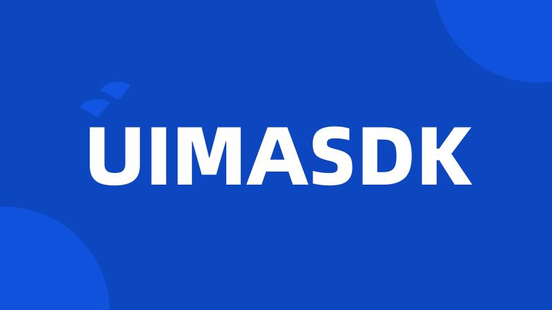 UIMASDK