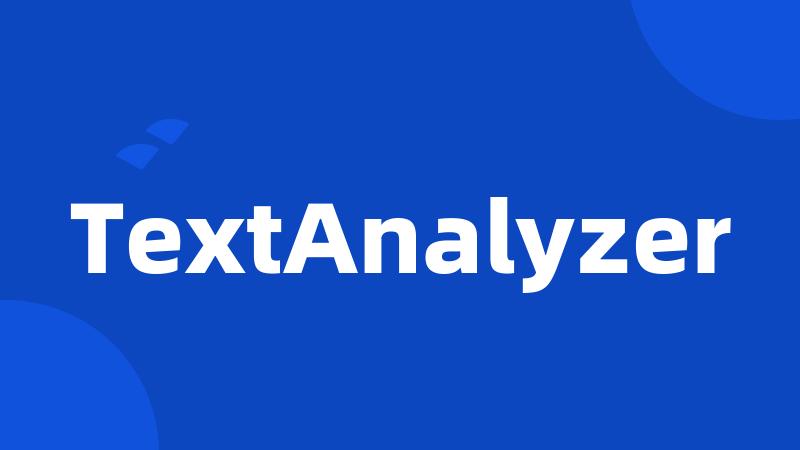 TextAnalyzer