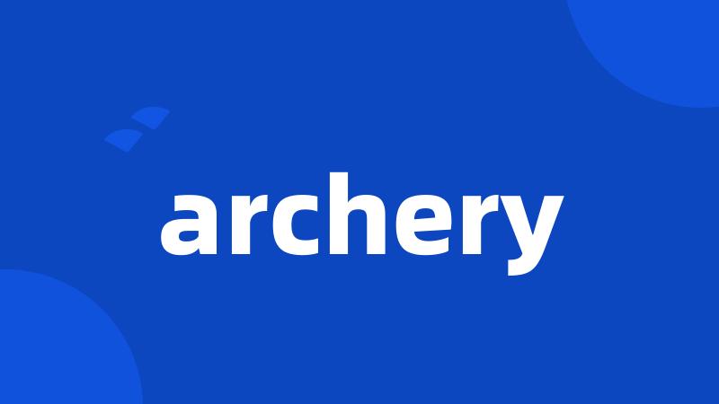 archery