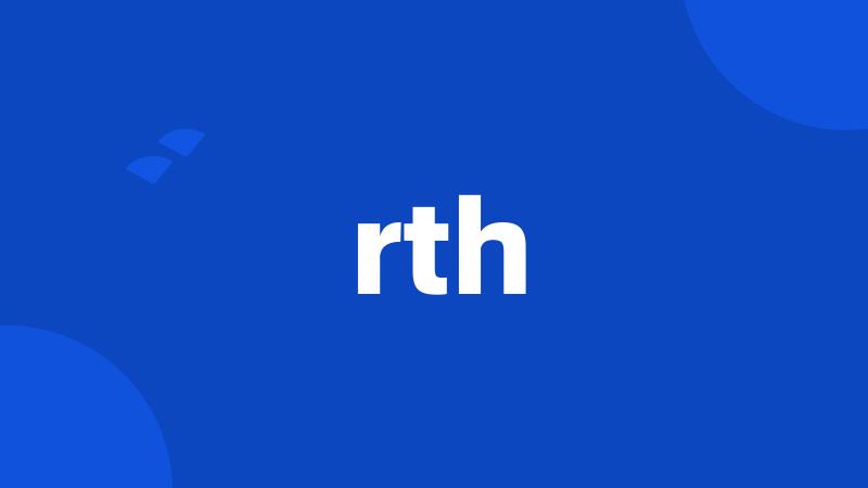 rth