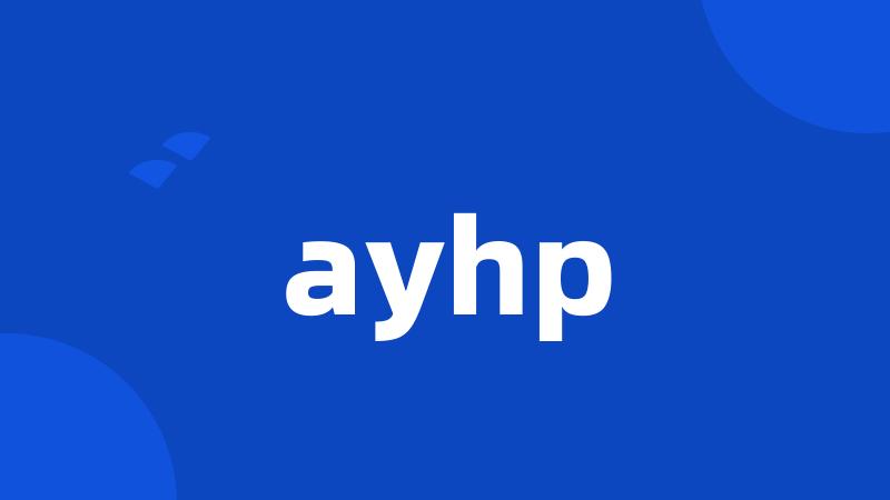 ayhp