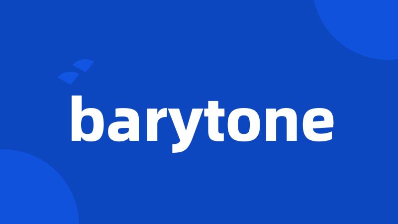 barytone