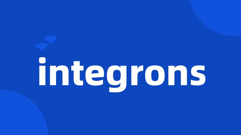 integrons