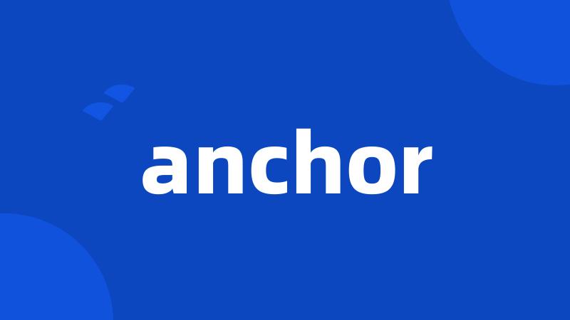 anchor