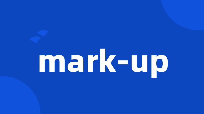 mark-up