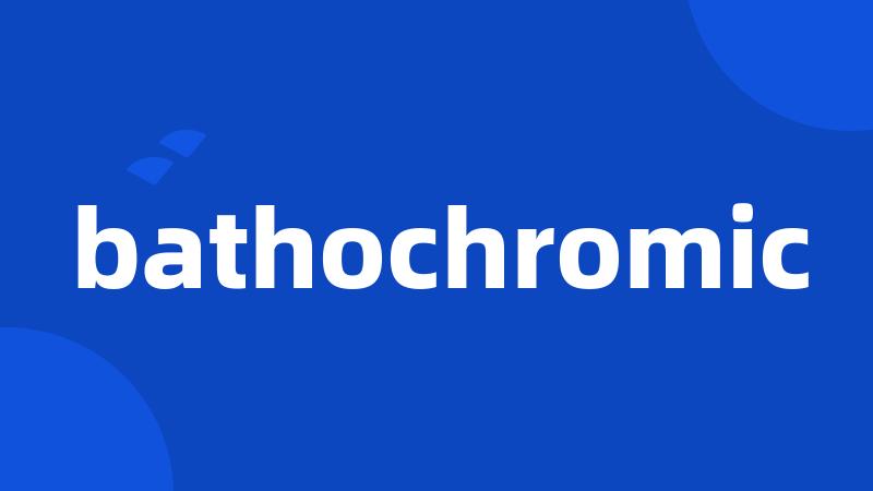 bathochromic