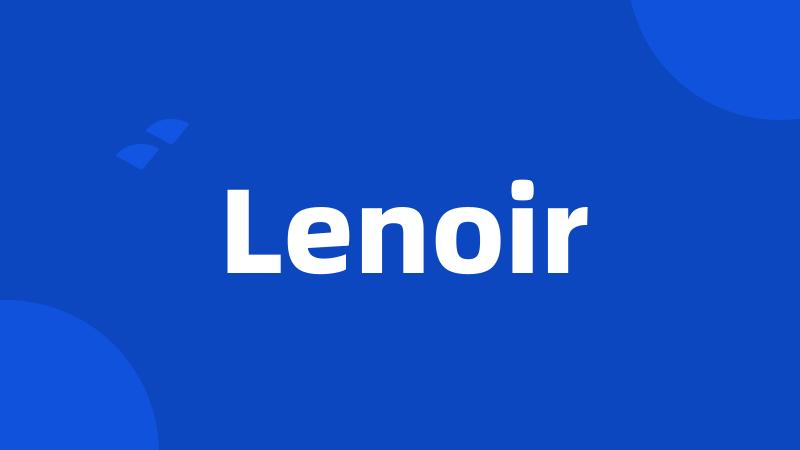 Lenoir