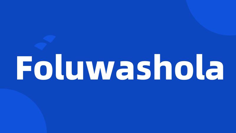 Foluwashola