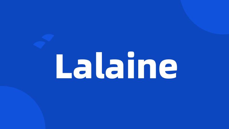 Lalaine