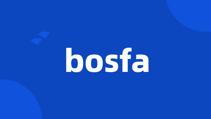 bosfa