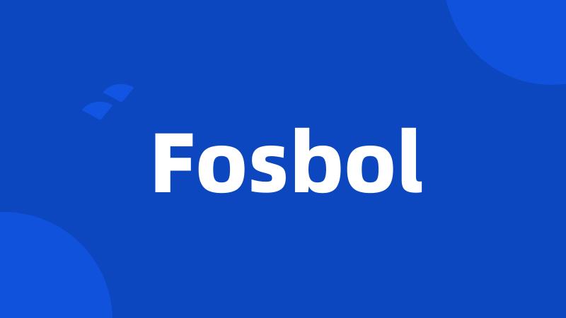 Fosbol