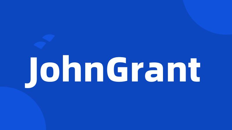 JohnGrant