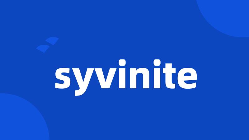 syvinite