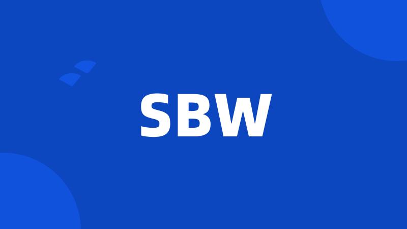 SBW