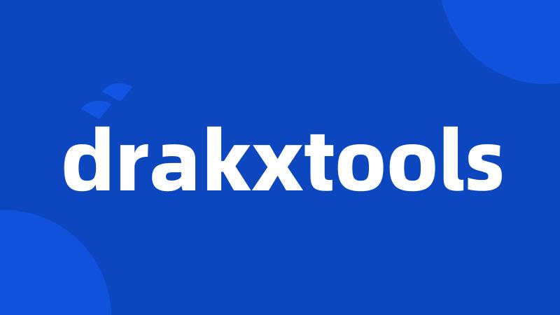 drakxtools