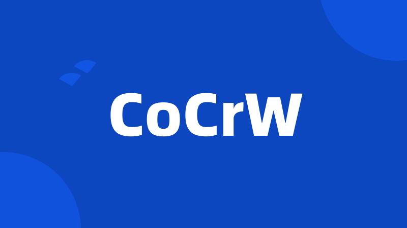 CoCrW