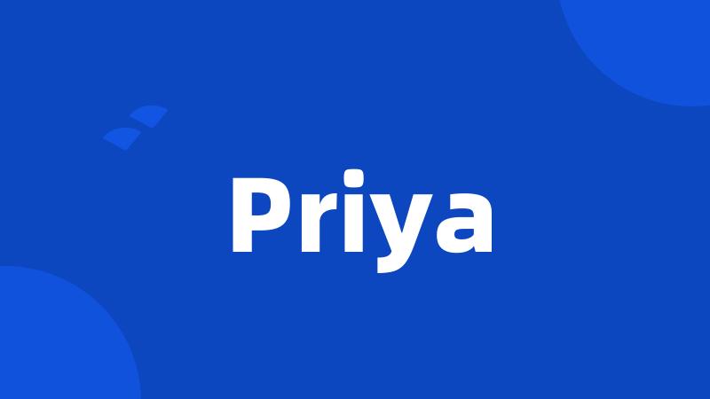 Priya