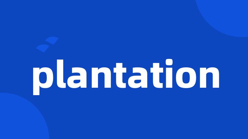 plantation