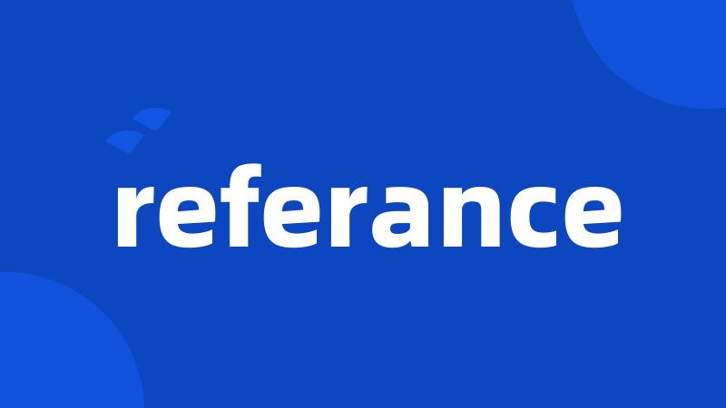 referance