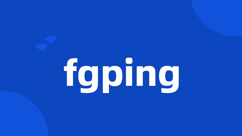 fgping