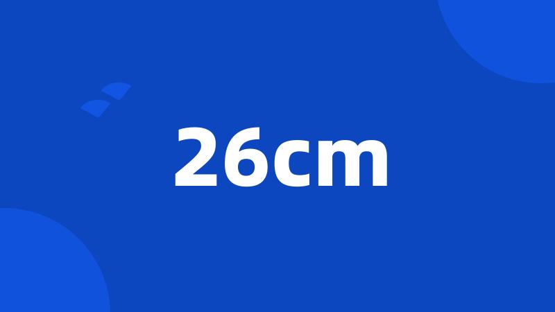 26cm