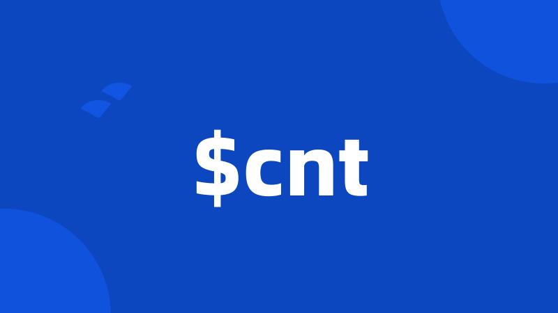 $cnt