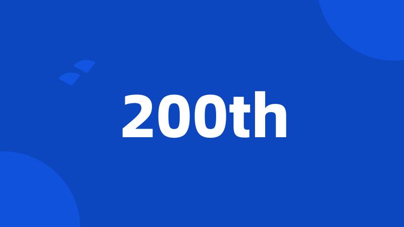 200th