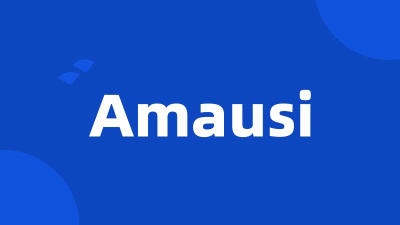 Amausi