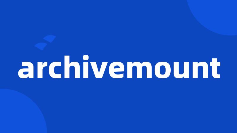 archivemount