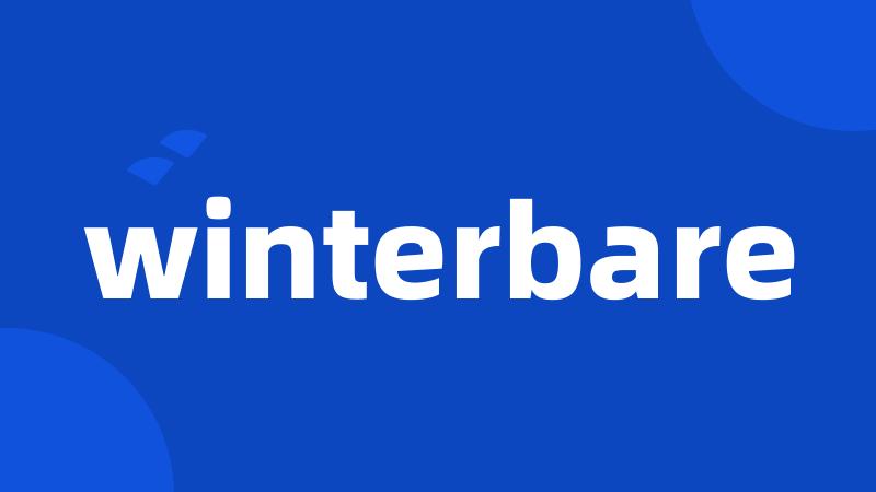 winterbare