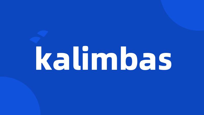 kalimbas