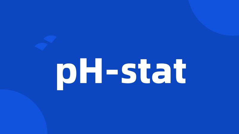 pH-stat