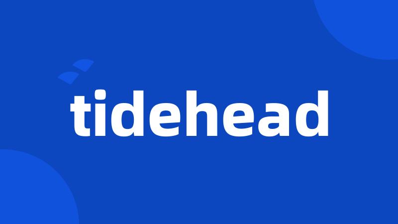 tidehead