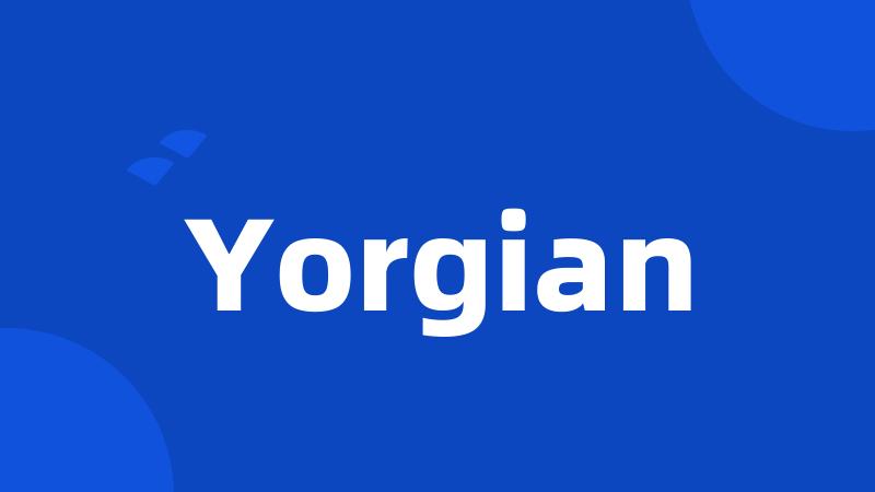 Yorgian