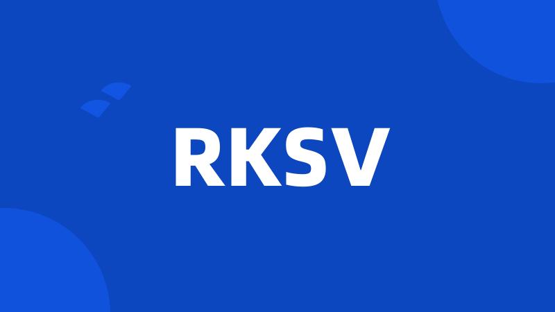 RKSV