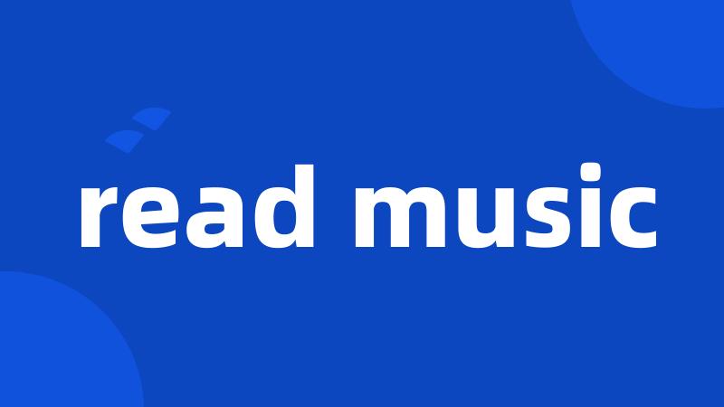 read music