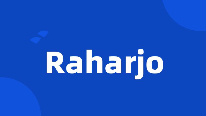 Raharjo